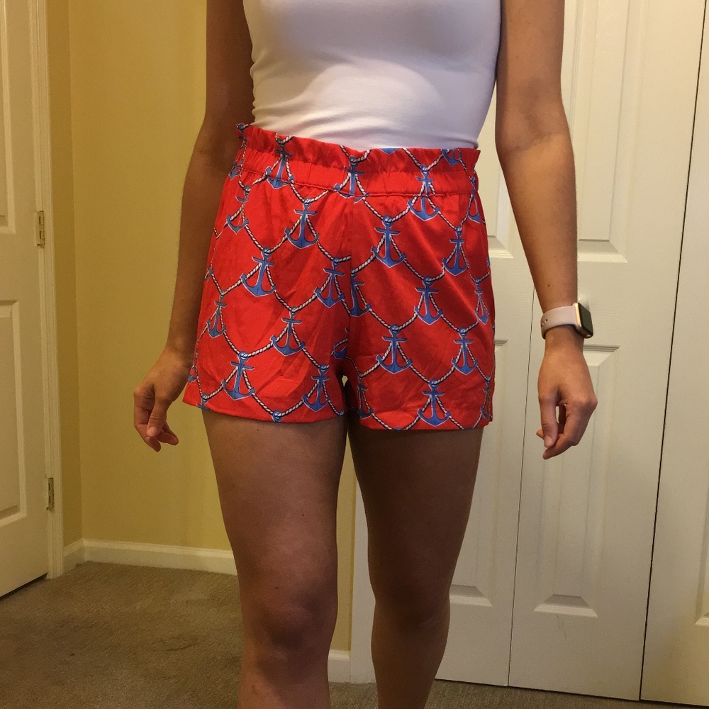 Anchors Away Mud Pie Ruffle Shorts